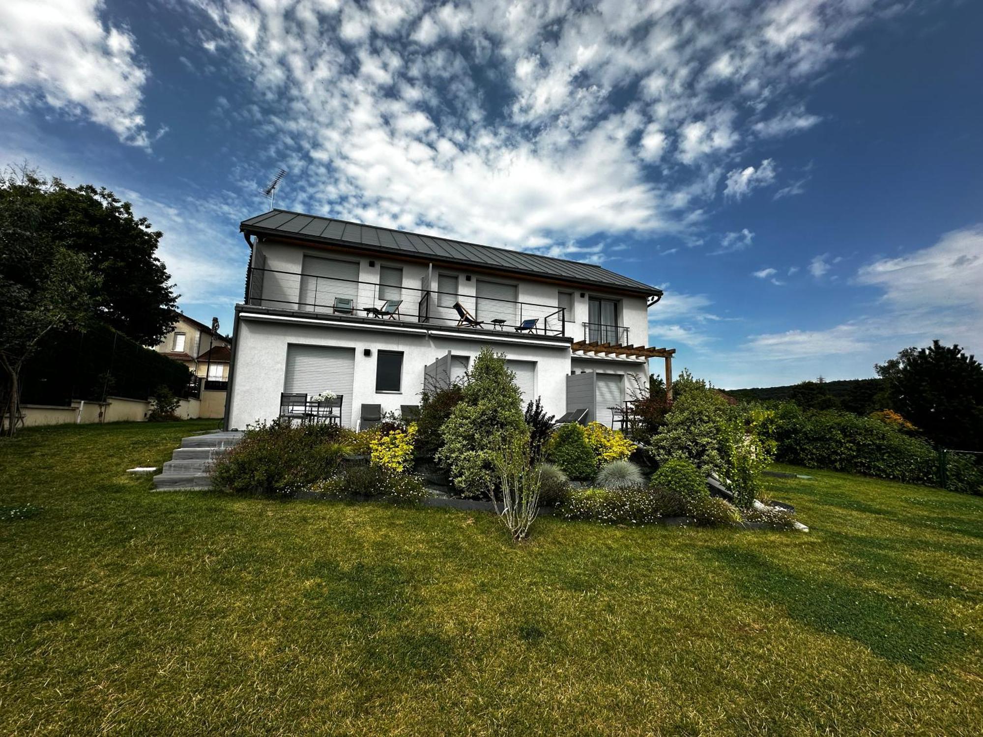 La Villa Perchee Calme, Sauna, Parking Prive Saint-Prix  Eksteriør bilde