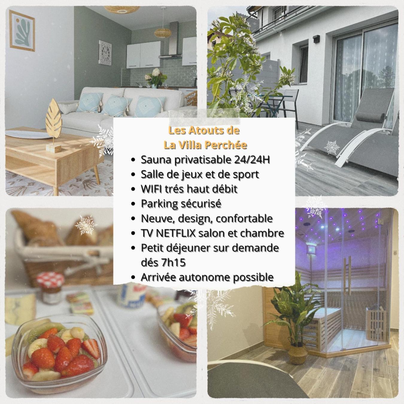 La Villa Perchee Calme, Sauna, Parking Prive Saint-Prix  Eksteriør bilde