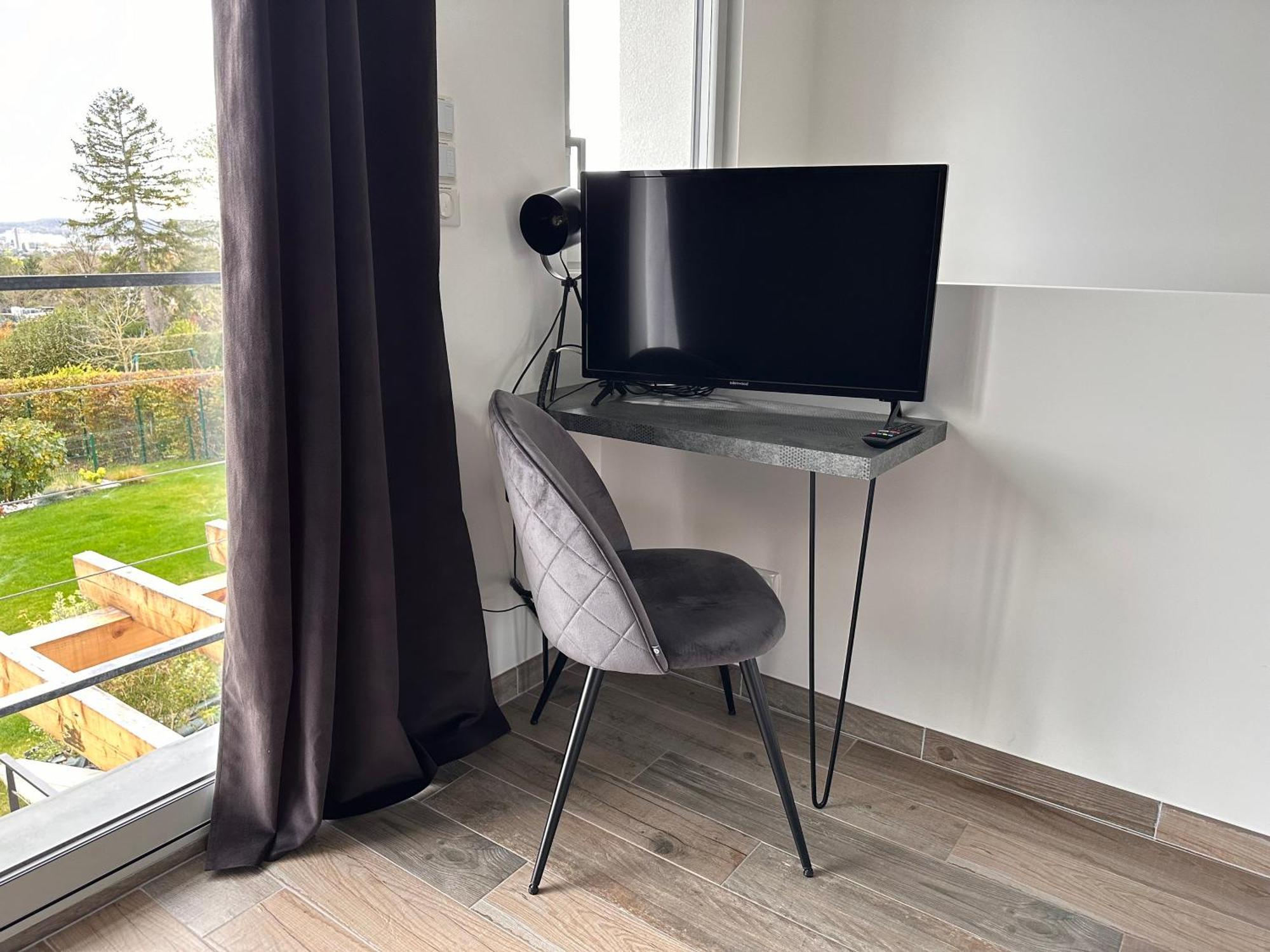 La Villa Perchee Calme, Sauna, Parking Prive Saint-Prix  Eksteriør bilde