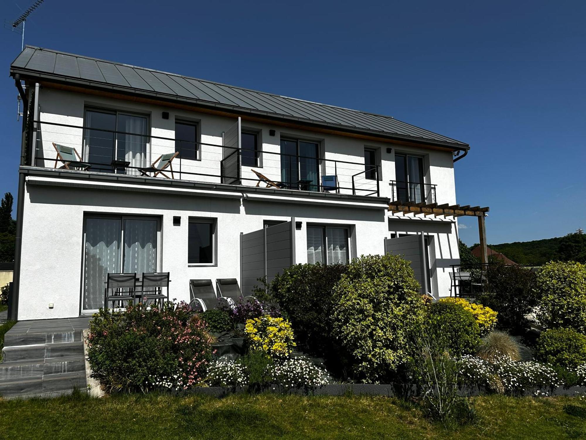 La Villa Perchee Calme, Sauna, Parking Prive Saint-Prix  Eksteriør bilde